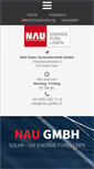 Mobile Screenshot of nau-gmbh.ch